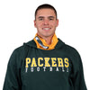 Green Bay Packers NFL Mens Solid Gaiter Hoodie