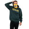 Green Bay Packers NFL Mens Solid Gaiter Hoodie