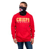 Kansas City Chiefs NFL Mens Solid Gaiter Hoodie