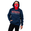 New England Patriots NFL Mens Solid Gaiter Hoodie