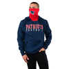 New England Patriots NFL Mens Solid Gaiter Hoodie