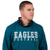 Philadelphia Eagles NFL Mens Solid Gaiter Hoodie