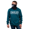 Philadelphia Eagles NFL Mens Solid Gaiter Hoodie