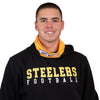 Pittsburgh Steelers NFL Mens Solid Gaiter Hoodie