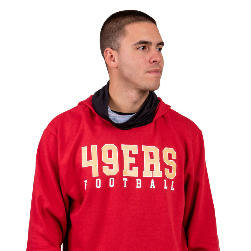 FOCO San Francisco 49ers NFL Mens Bold Logo Hoodie