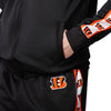 Cincinnati Bengals NFL Mens Stripe Logo Track Jacket