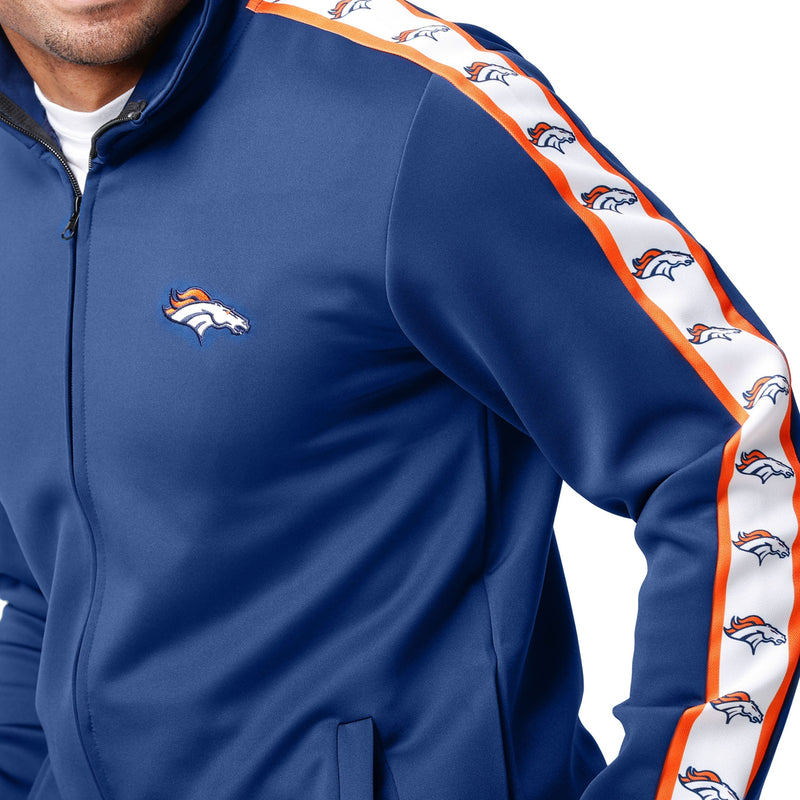 Nike NFL Team Apparel Denver Broncos Full Zip Track Jacket Mens  Medium-Excellent