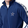 Dallas Cowboys NFL Mens Stripe Logo Track Jacket