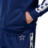 Dallas Cowboys NFL Mens Stripe Logo Track Jacket