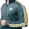 Green Bay Packers NFL Mens Stripe Logo Track Jacket