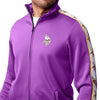 Minnesota Vikings NFL Mens Stripe Logo Track Jacket