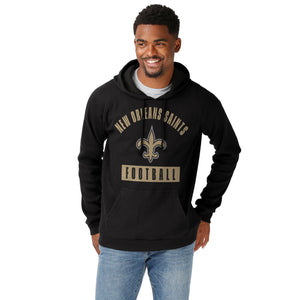 New Orleans Saints NFL Mens Team Color Waffle Hoodie