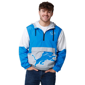 Detroit Lions NFL Mens Warm-Up Windbreaker