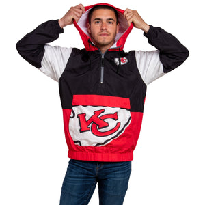 Kansas City Chiefs NFL Mens Warm-Up Windbreaker