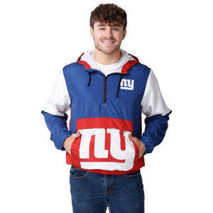 New York Giants NFL Mens Warm-Up Windbreaker