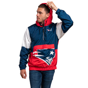 New England Patriots NFL Mens Warm-Up Windbreaker