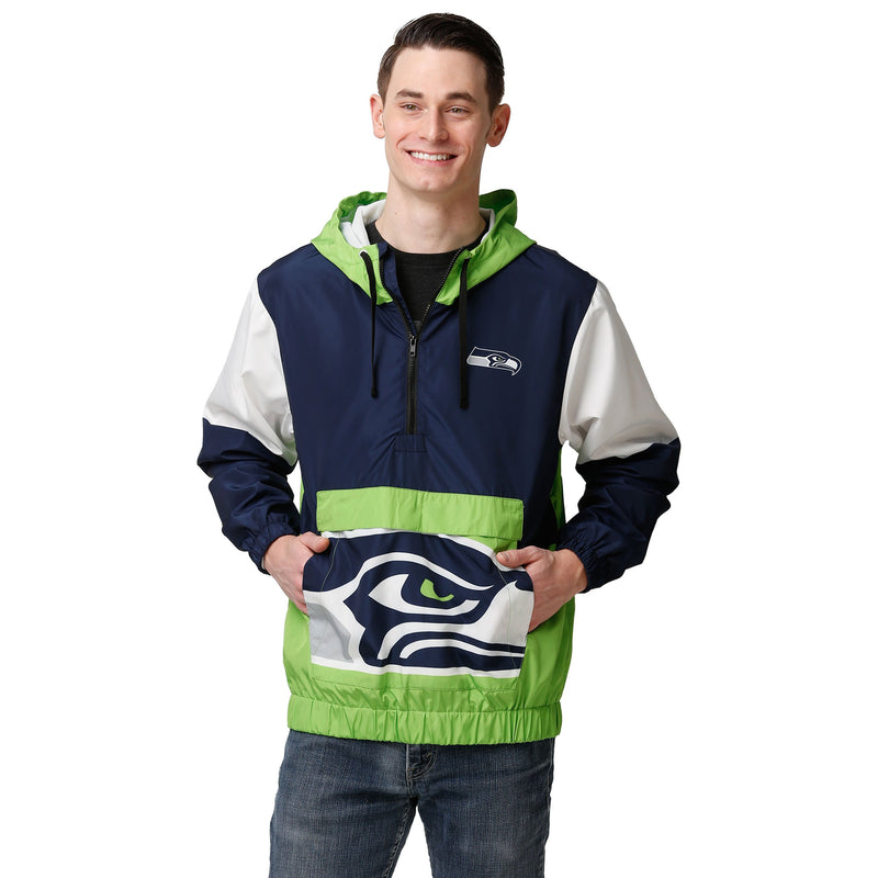 Seattle Seahawks NFL Mens Warm-Up Windbreaker