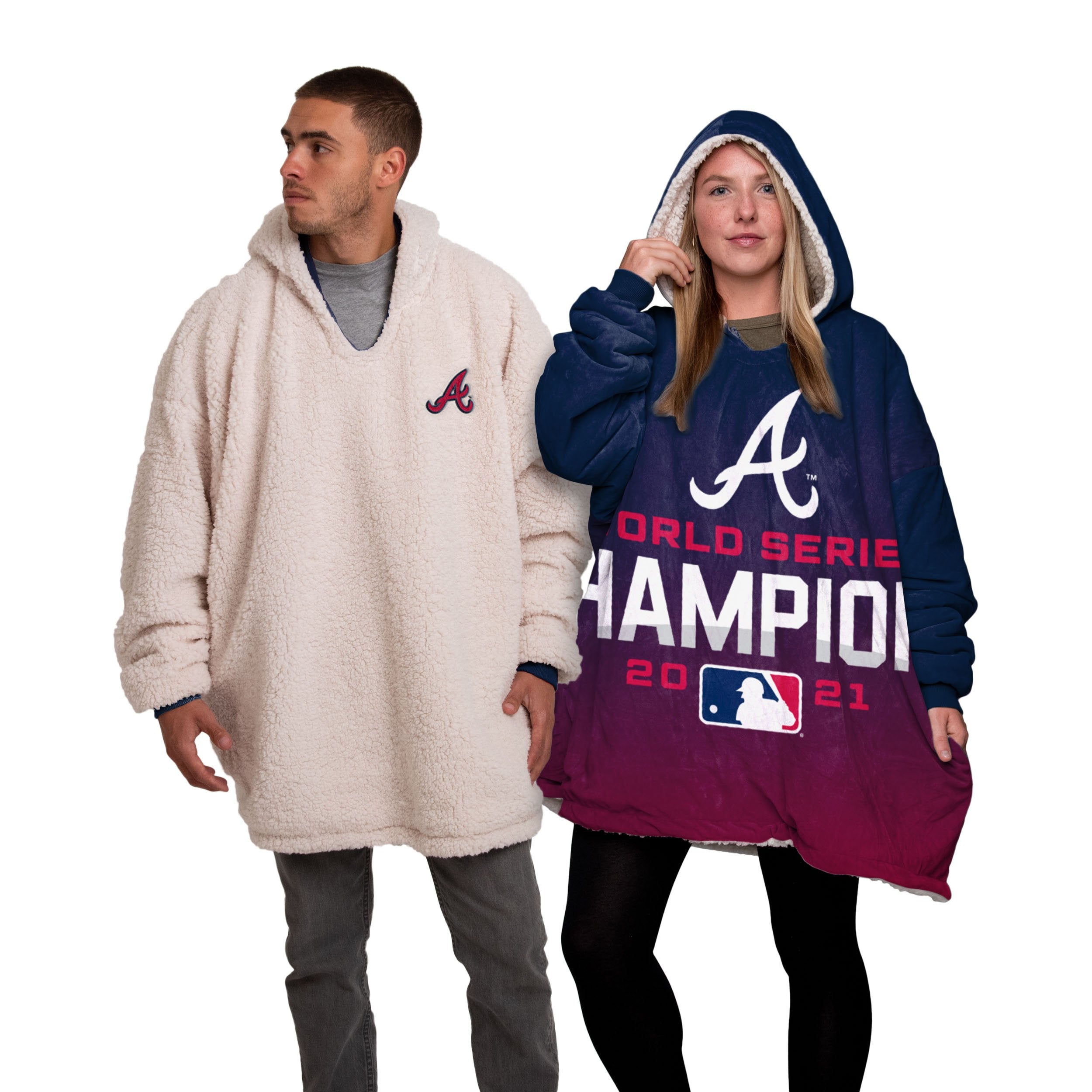 Atlanta Braves MLB 2021 World Series Champions Short Sleeve Hoodie