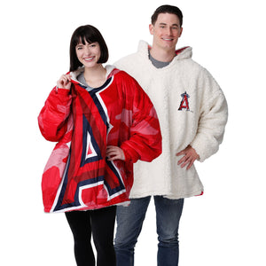 Los Angeles Angels MLB Reversible Team Color Camo Hoodeez