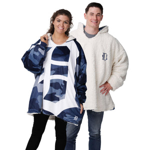 Detroit Tigers MLB Reversible Team Color Camo Hoodeez