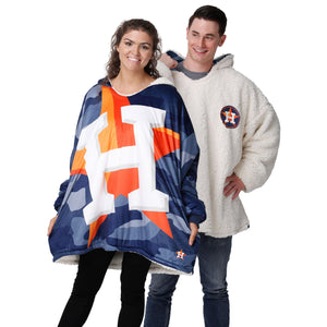 Houston Astros MLB Reversible Team Color Camo Hoodeez