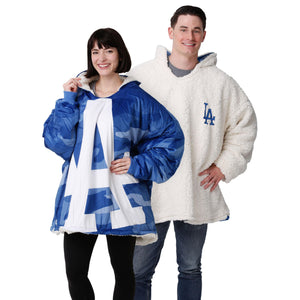 Los Angeles Dodges MLB Reversible Team Color Camo Hoodeez