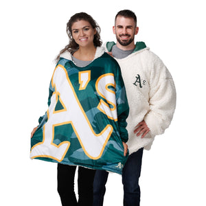 Athletics MLB Reversible Team Color Camo Hoodeez