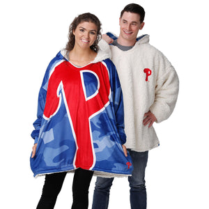 Philadelphia Phillies MLB Reversible Team Color Camo Hoodeez
