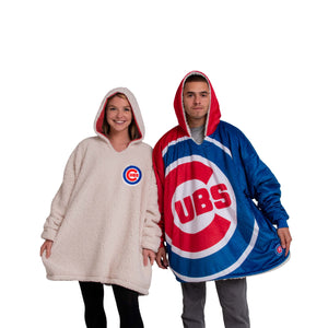 Chicago Cubs MLB Reversible Colorblock Hoodeez