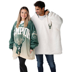 Milwaukee Bucks 2021 NBA Champions Reversible Hoodeez