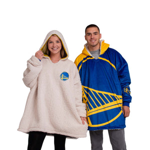 Golden State Warriors NBA Reversible Colorblock Hoodeez