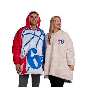 Philadelphia 76ers NBA Reversible Colorblock Hoodeez
