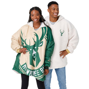 Milwaukee Bucks NBA Reversible Colorblock Hoodeez