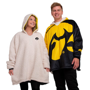Iowa Hawkeyes NCAA Reversible Colorblock Hoodeez