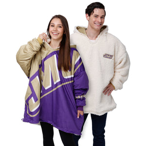 James Madison Dukes NCAA Reversible Colorblock Hoodeez
