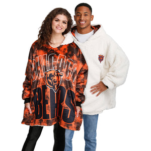 Chicago Bears NFL Bold Logo Camo Hoodeez