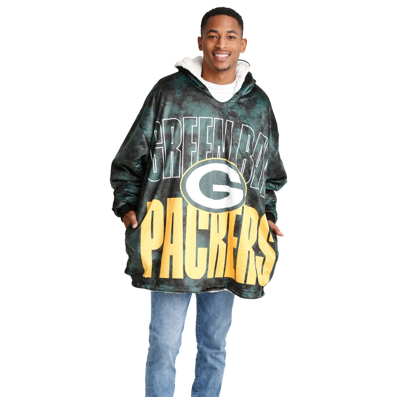 Green Bay Packers Logo Football 3D Camo Hoodie Nfl 3D Unisex