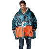 Miami Dolphins NFL Bold Logo Camo Hoodeez