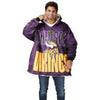 Minnesota Vikings NFL Bold Logo Camo Hoodeez