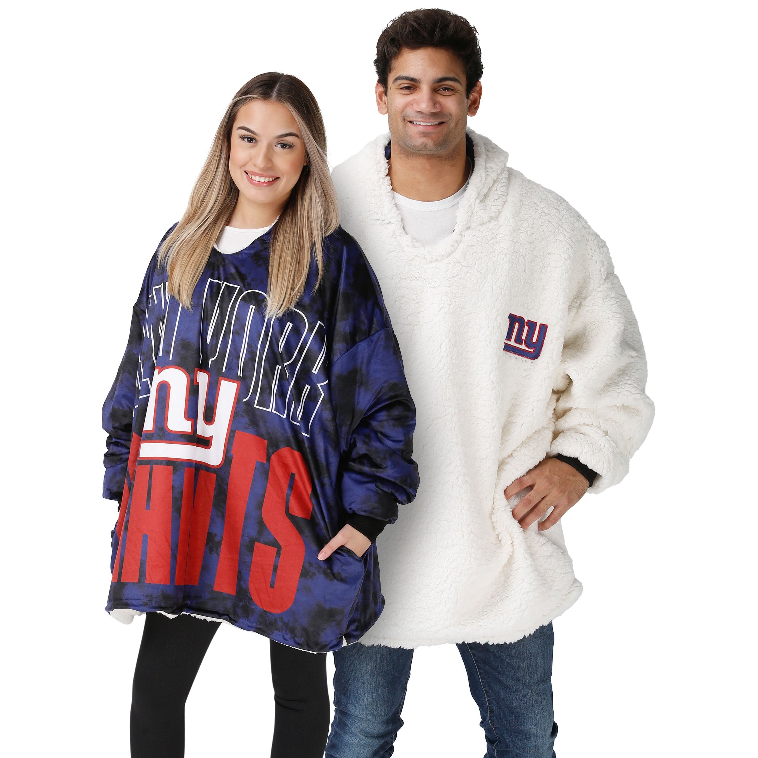 New York Giants NFL Bold Logo Camo Hoodeez