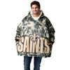 New Orleans Saints NFL Bold Logo Camo Hoodeez