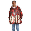 San Francisco 49ers NFL Bold Logo Camo Hoodeez