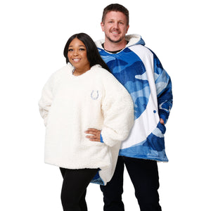 Indianapolis Colts NFL Reversible Team Color Camo Hoodeez