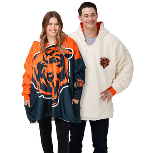 Chicago Bears NFL Reversible Colorblock Hoodeez