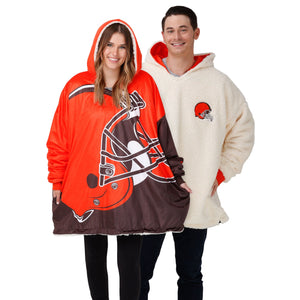 Cleveland Browns NFL Original Reversible Colorblock Hoodeez