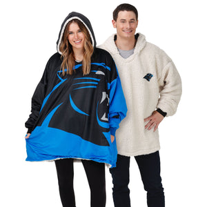 Carolina Panthers NFL Reversible Colorblock Hoodeez