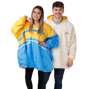Los Angeles Chargers NFL Reversible Colorblock Hoodeez