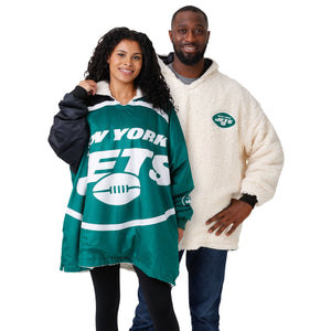 New York Jets NFL Reversible Colorblock Hoodeez
