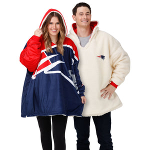 New England Patriots NFL Reversible Colorblock Hoodeez