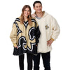 New Orleans Saints NFL Reversible Colorblock Hoodeez